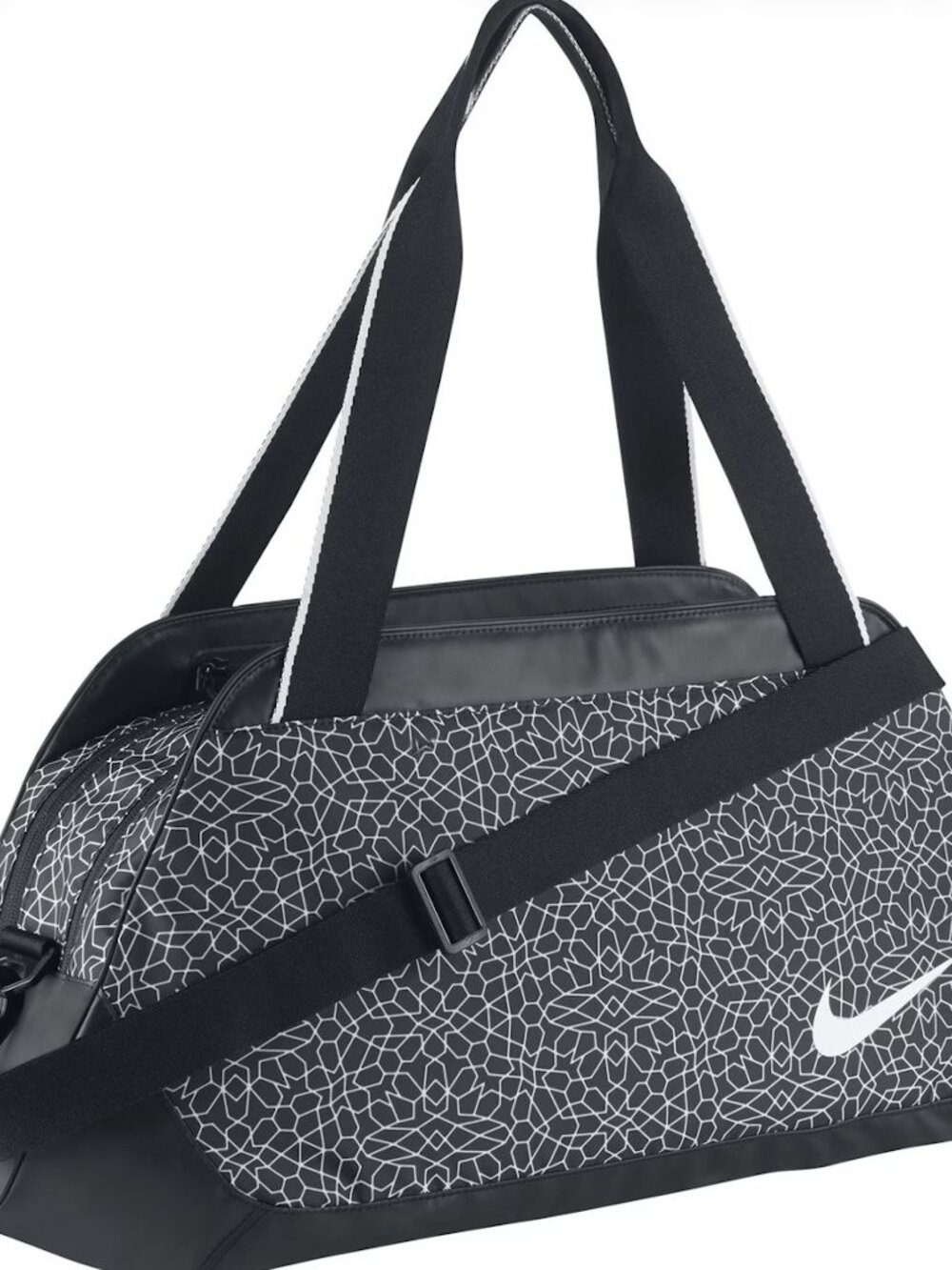Nike Legend Club Duffle Bag – Black & White Geometric Print - Picture 10 of 10